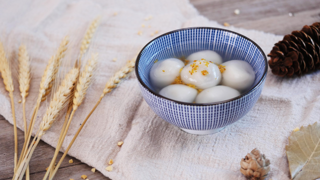 送你一碗桂花汤圆，这个冬季不再冷