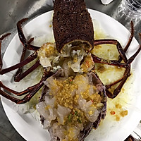 清蒸蒜泥澳洲红龙虾的做法图解5