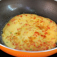 营养早餐，西红柿厚烧蛋的做法图解6