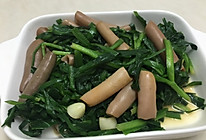 韭菜炒海肠的做法