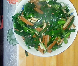 韭菜豆腐干的做法