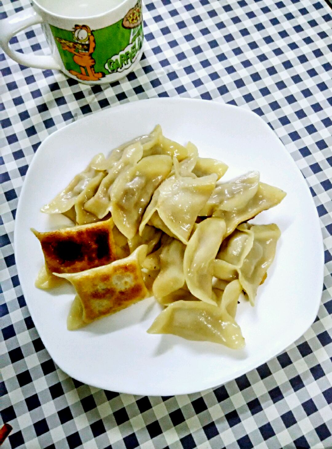 白菜肉煎脆皮饺子