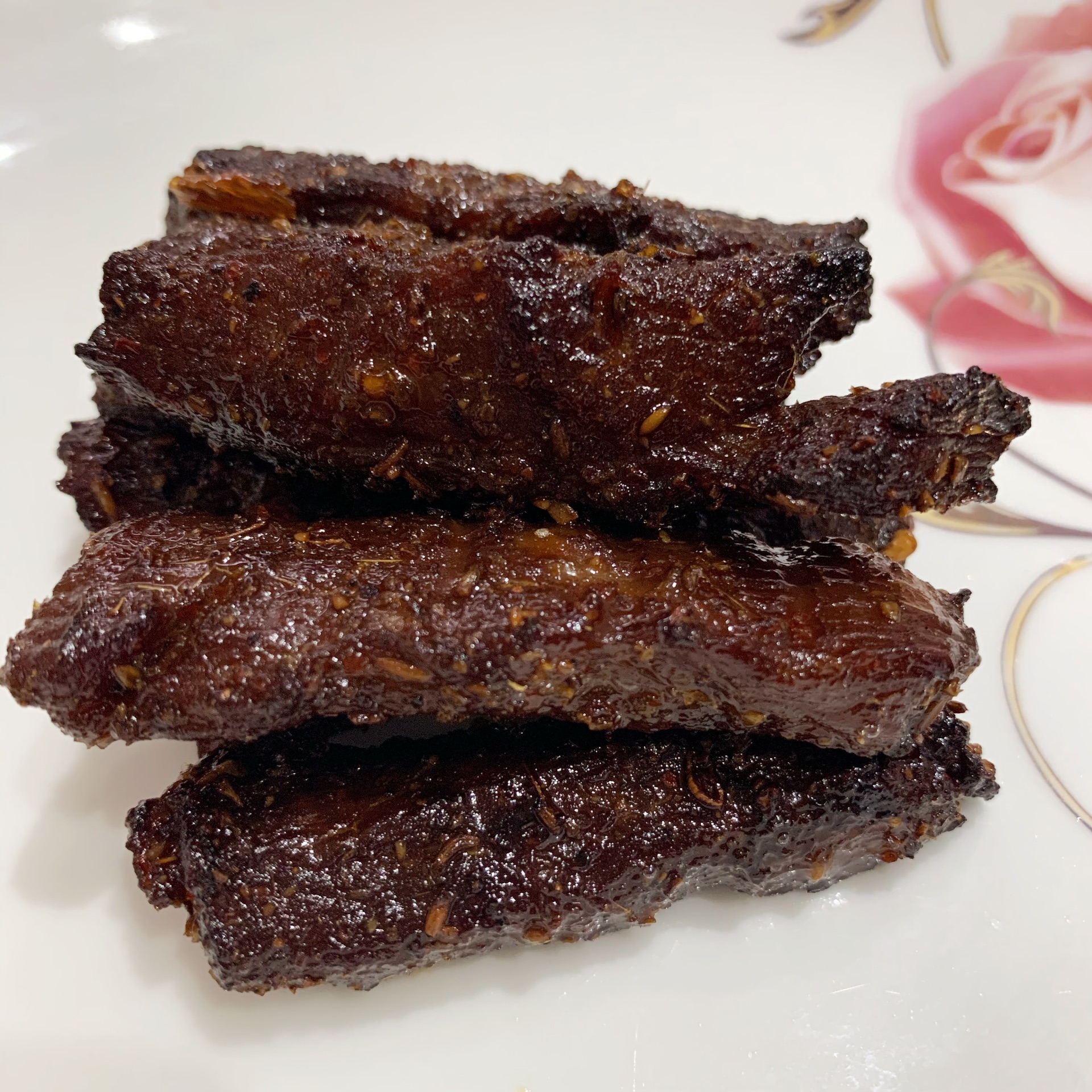 Electric roast air dried beef jerky
