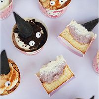 可爱芋泥热奶宝｜蛋糕版的做法图解11