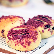 紫薯芋泥软欧包