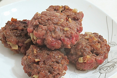 蒜香肉饼