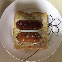 元气满满的芝士蛋双肠肉松吐司的做法图解5