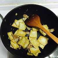 煎豆腐片炒肉的做法图解5
