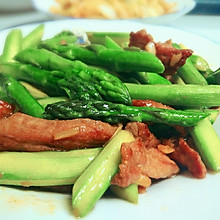 私家小炒——芦笋猪颈肉