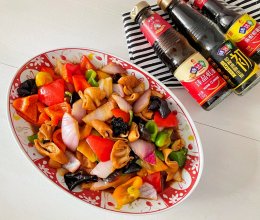 #味达美年味小馆#时蔬炒肥肠的做法