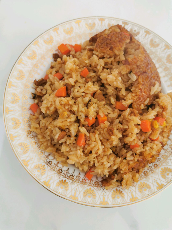 鸡丁煲仔饭（电饭锅版）