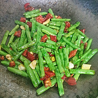 油爆四季豆的做法图解4