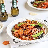 莲藕炒肉的做法图解8