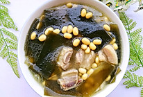 清热降暑的海带黄豆排骨汤的做法