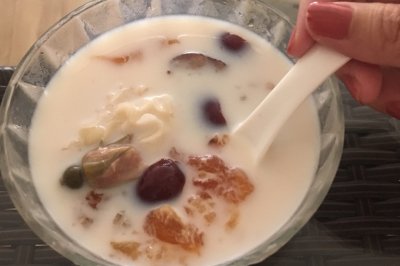 养颜椰汁玫瑰桃胶