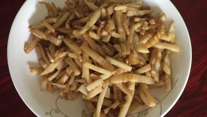 滑炒藕片