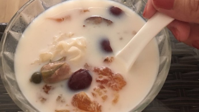 养颜椰汁玫瑰桃胶