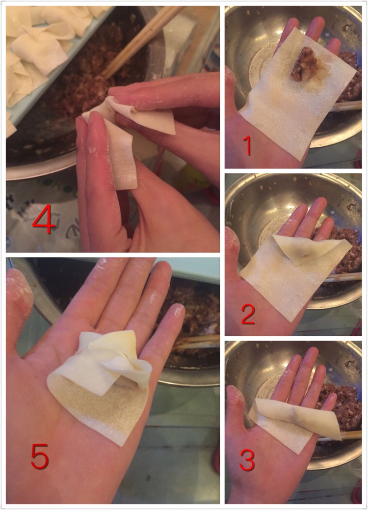 自制馄饨的做法图解4