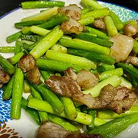 辣到爽川香爆炒蒜苔五花肉的做法图解7