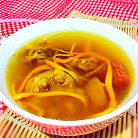 立冬补肾--红参猪尾虫草汤的做法图解5