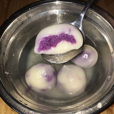 紫薯汤圆