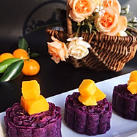 紫薯芒果糕#春季食材大比拼#的做法图解10