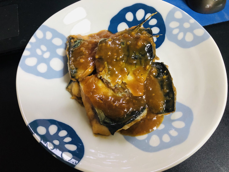 味增煮青花鱼（サバの味噌煮）超简单日式料理的做法