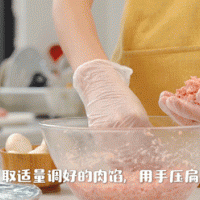 蘑菇小肉饼的做法图解4