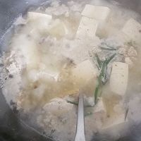 老豆腐炖肉丸的做法图解3