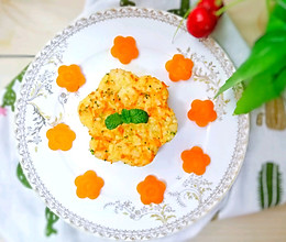 12M+杂蔬奶酪米饭饼：宝宝辅食营养食谱菜谱的做法