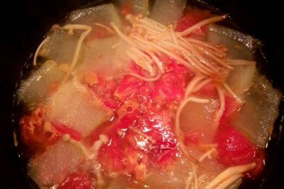 番茄冬瓜金针菇汤