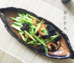 芦笋清炒合味菜的做法
