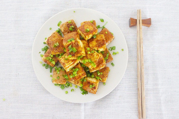 孜然豆腐-最适合素食者的下酒菜的做法