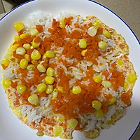 儿童版胡萝卜玉米蛋炒饭的做法图解8