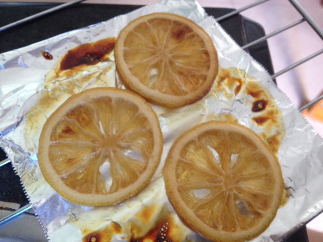 烤柠檬片的做法