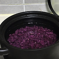 #糖小朵甜蜜控糖秘籍#紫薯麦片粥的做法图解2