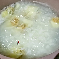 油麦菜馄饨粥的做法图解3