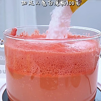 西瓜果冻撞奶的做法图解3