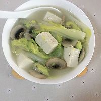 娃娃菜豆腐汤的做法图解10