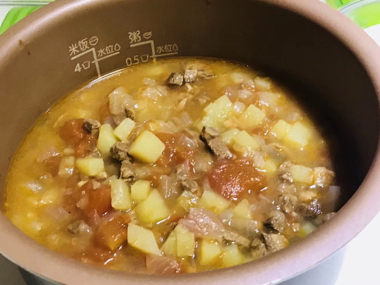 宝宝辅食-番茄土豆炖牛肉的做法