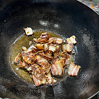 腊肉炒蒜苔的做法图解2