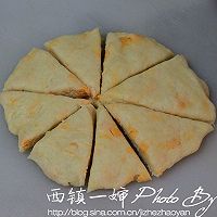 超级简单的切达奶酪三角司康#美的绅士烤箱#的做法图解9