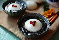 黑洋酥糯米块-猪油芝麻馅蒸麻糍：宁波人过年的传统甜点的做法