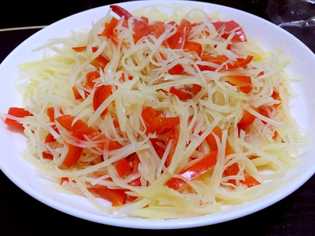 红椒土豆丝