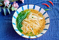 #下饭红烧菜#五分钟快手上海本帮清汤面的做法