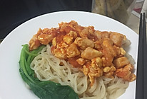 番茄炒龙利鱼鸡蛋拌面的做法
