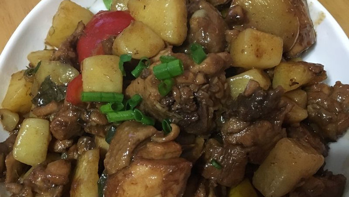 土豆炖鸡腿
