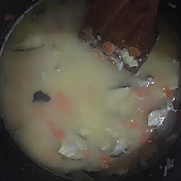 香菇胡萝卜鸡蛋粥的做法图解7