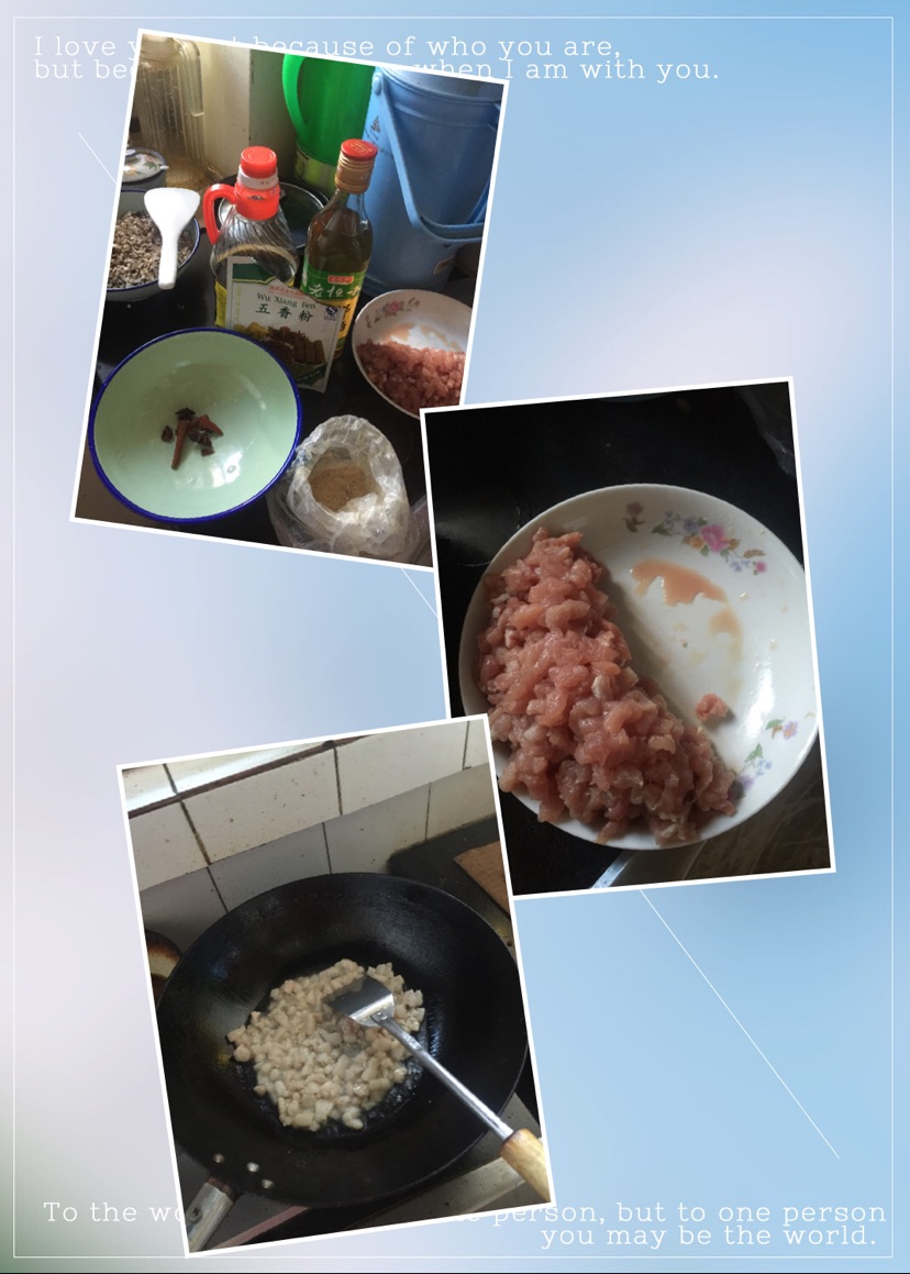 岐山臊子版香菇肉酱的做法图解1