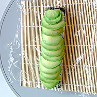 家常寿司做法——鳗鱼牛油果寿司反卷的做法图解5